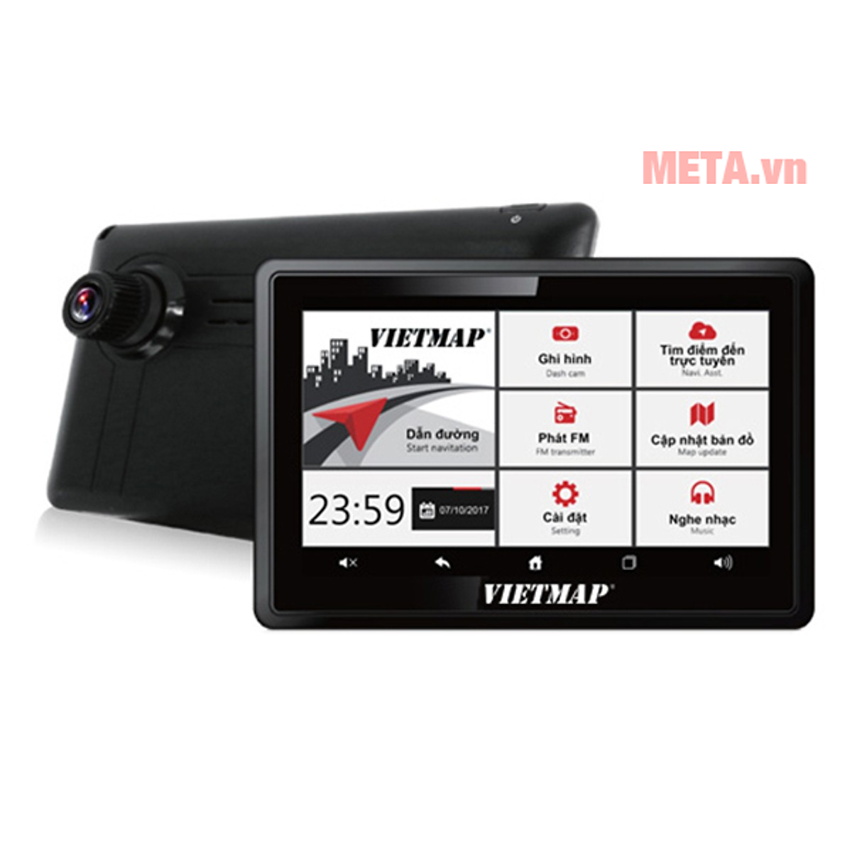 Camera hành trình kèm dẫn đường Vietmap W810