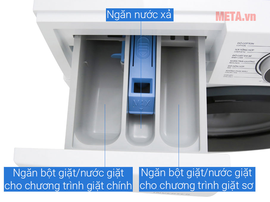 Máy giặt lồng ngang Toshiba inverter TW-BH85S2V-WK (7.5kg)