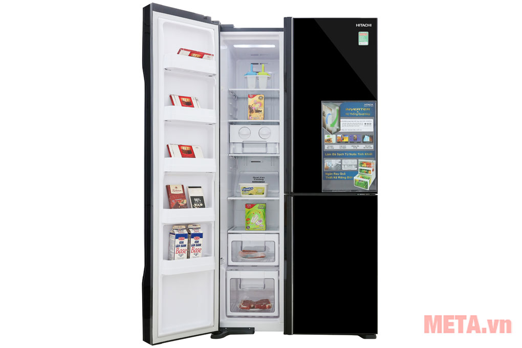 Tủ lạnh Hitachi inverter R-FM800PGV2 (GBK) - 600 lít