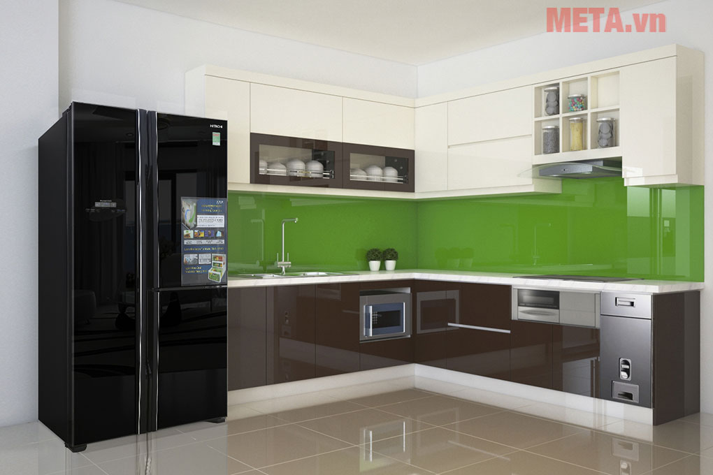 Tủ lạnh Hitachi inverter R-FM800PGV2 (GBK) - 600 lít