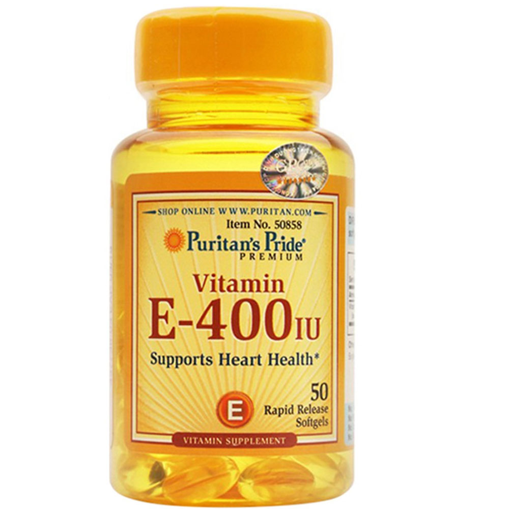 Viên Uống Bổ Sung Vitamin E 400 Iu Puritans Pride 50858 Hộp 50 Viên Viên Uống đẹp Da Chống Lão Hóa