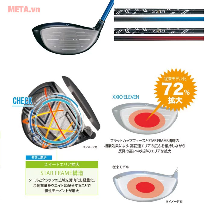 Gậy golf Driver XXIO Eleven MP1100