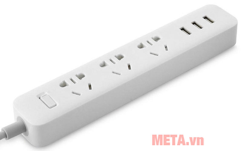 Ổ cắm điện Xiaomi 3AC 3USB (NRB4014CN)