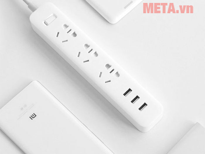 Ổ cắm điện Xiaomi 3AC 3USB (NRB4014CN)