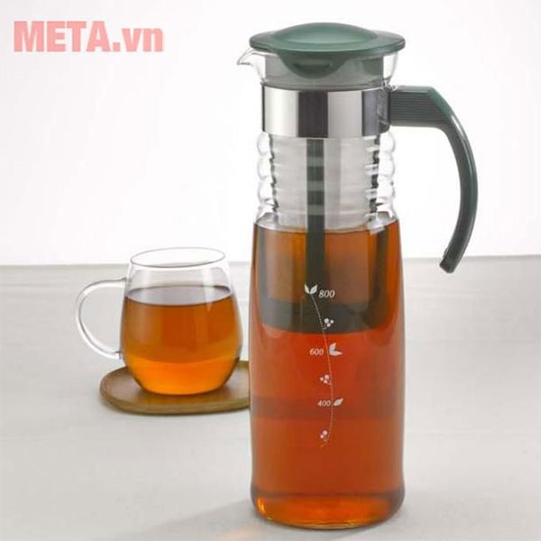 Bình ủ trà và cà phê lạnh Mizudashi Hario (1,2 lít)