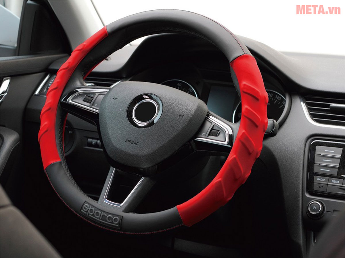 Bọc vô lăng chính hãng Sparco 1117RD