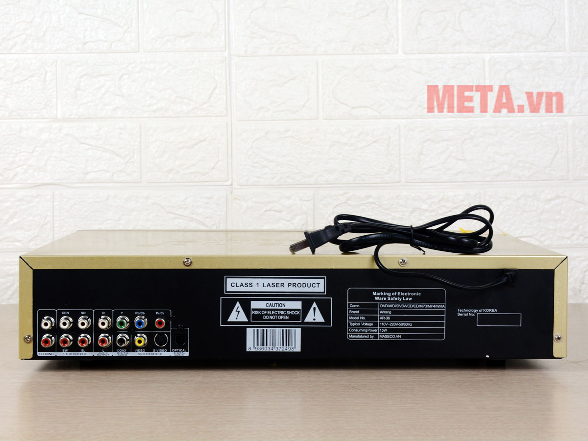 Đầu karaoke 5 số Arirang DVD AR-36 (không kèm micro)
