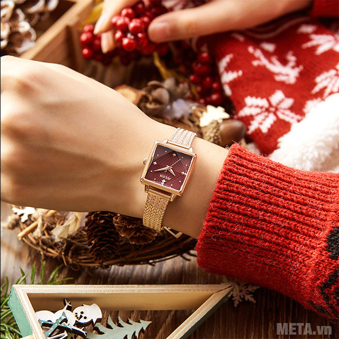 Đồng hồ nữ Julius JA-1220 dây thép