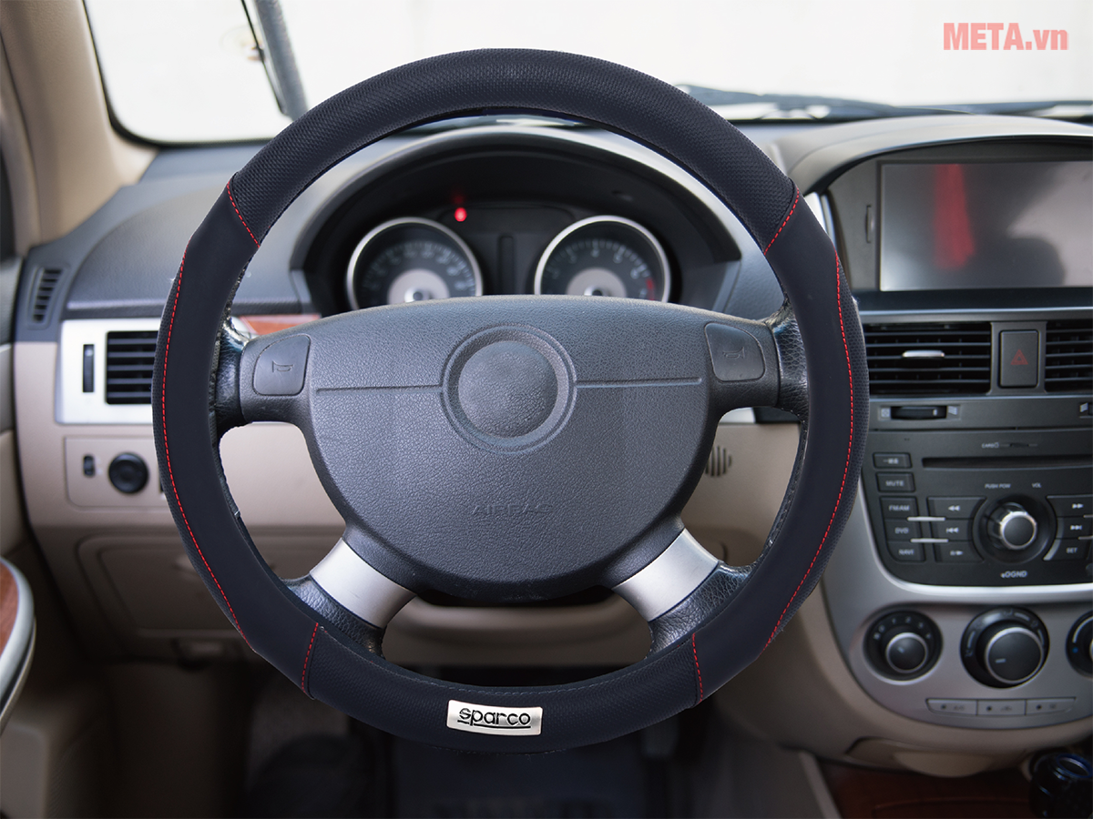Bọc vô lăng chính hãng Sparco 1113BK