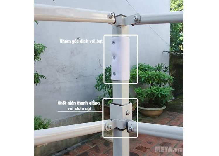 Khung nhà bạt di động 3m x 3m