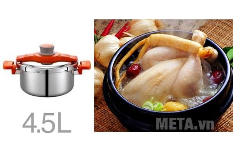 Nồi áp suất từ inox PoongNyun VBVPC-08 - 4.5 lít