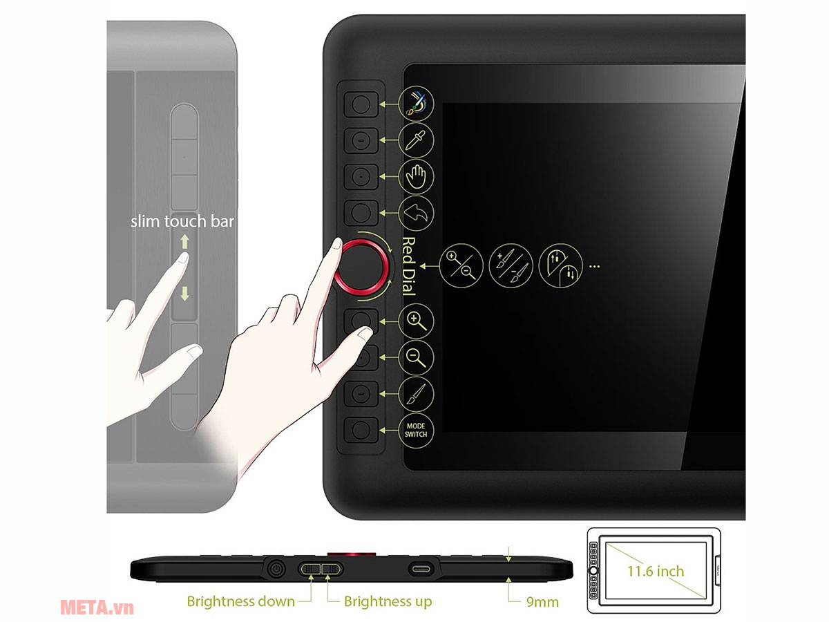 Bảng vẽ màn hình XP-Pen Artist 12 Pro full HD