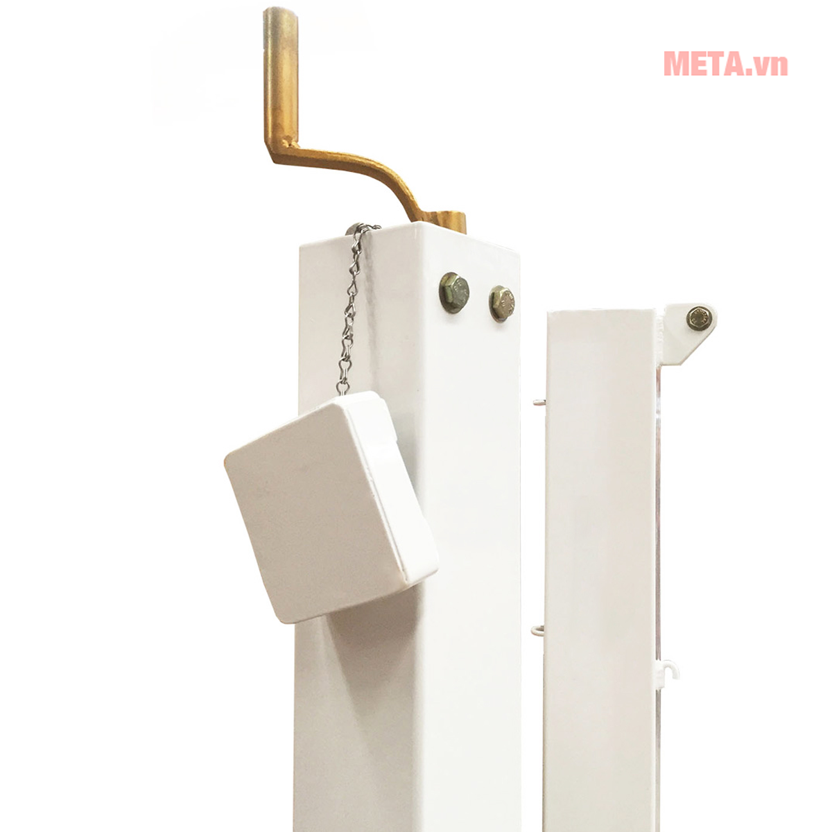 Trụ tennis đặt nổi ống thép kẽm mạ vuông tăng đơ trong S25255EZW