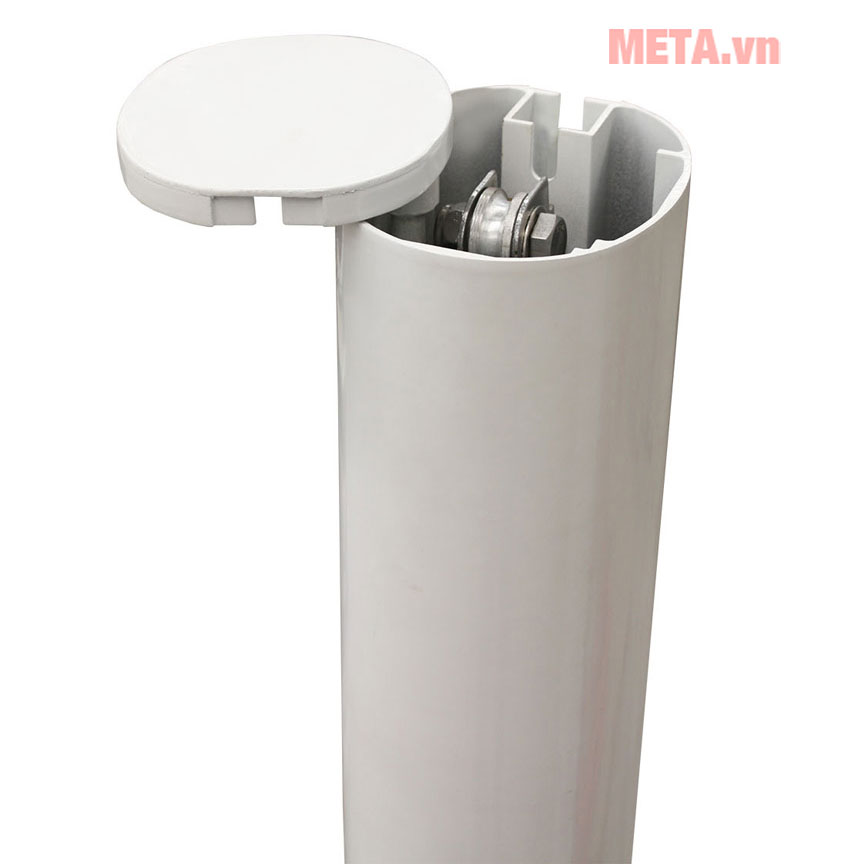 Trụ tennis chôn nòng ống nhôm oval tăng đơ trong S25241