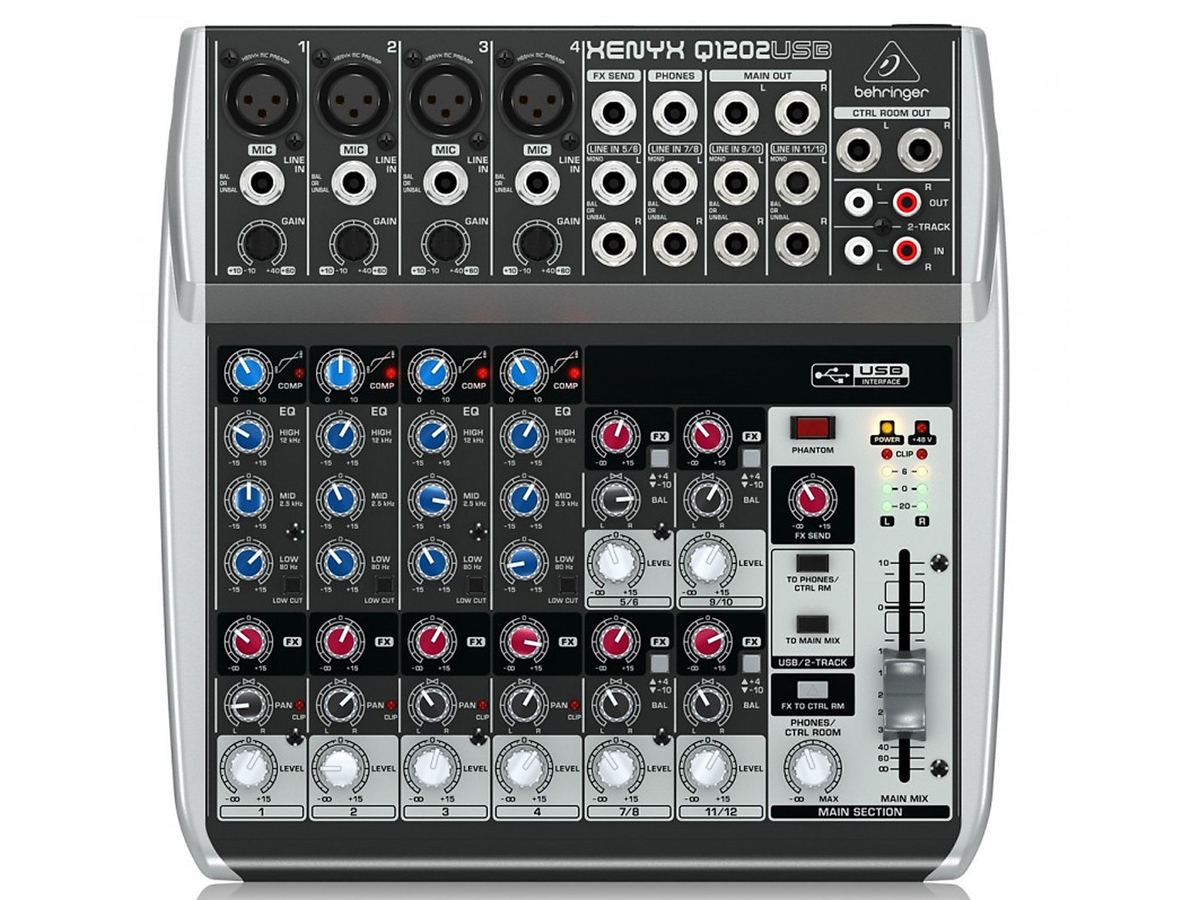 Mixer chuyên nghiệp 12 cổng Behringer XENYX Q1202USB META.vn