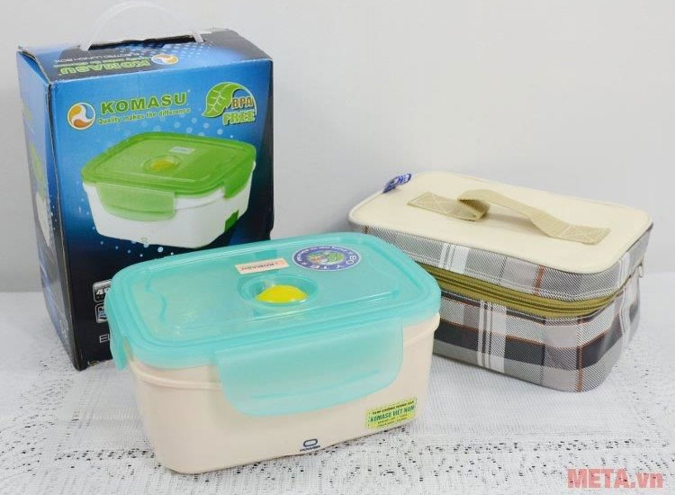 Hộp cơm tự động hâm nóng Komasu KM48T