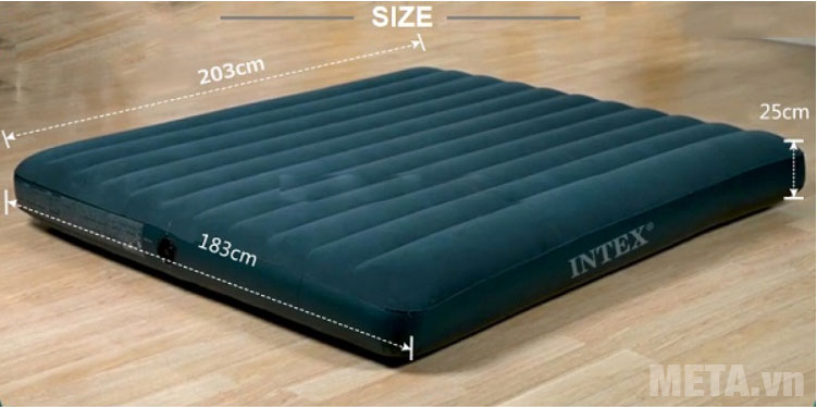 Đệm hơi đôi 1m83 Intex 64735 (có kèm bơm)
