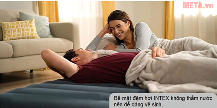 Đệm hơi đôi 1m83 Intex 64735 (có kèm bơm)