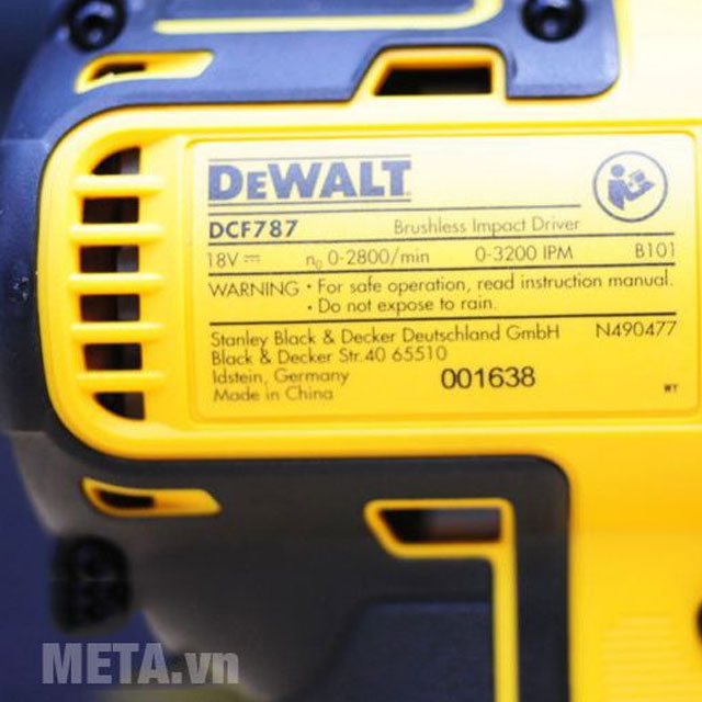 Máy vặn vít dùng pin Dewalt DCF787D2
