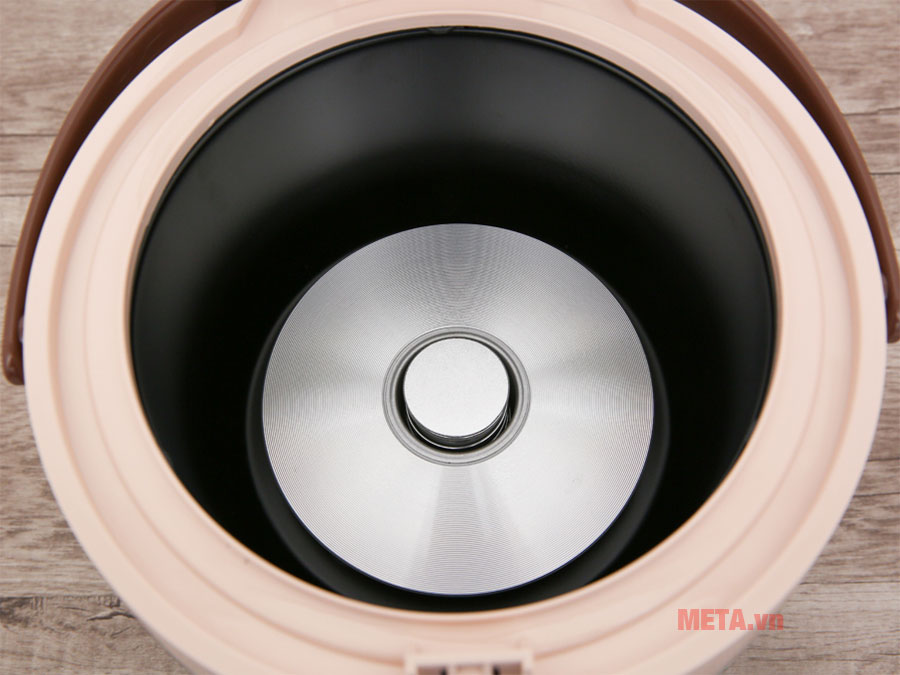 Nồi cơm điện nắp gài Sunhouse SHD8208C 1 lít (màu nâu)