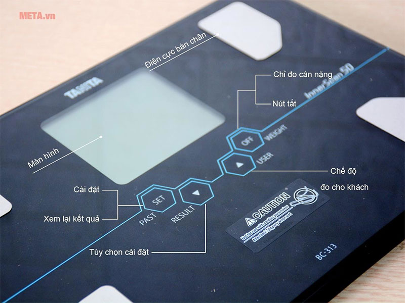 Cân sức khỏe và phân tích cơ thể Tanita BC-313