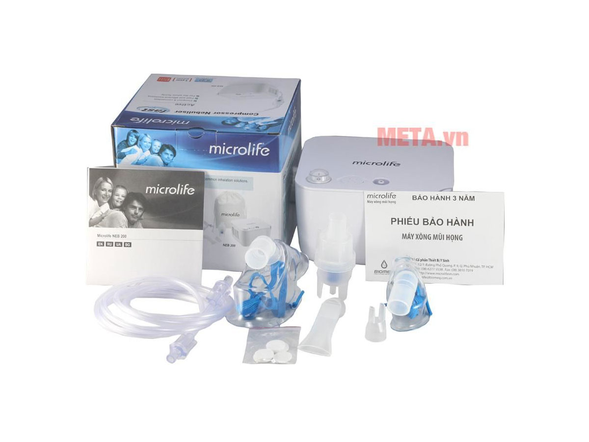 Máy xông mũi họng Microlife NEB200