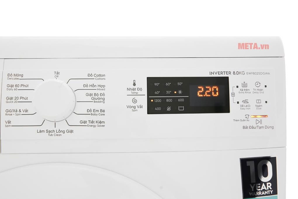 Máy giặt Electrolux EWF8025DGWA Inverter 8kg