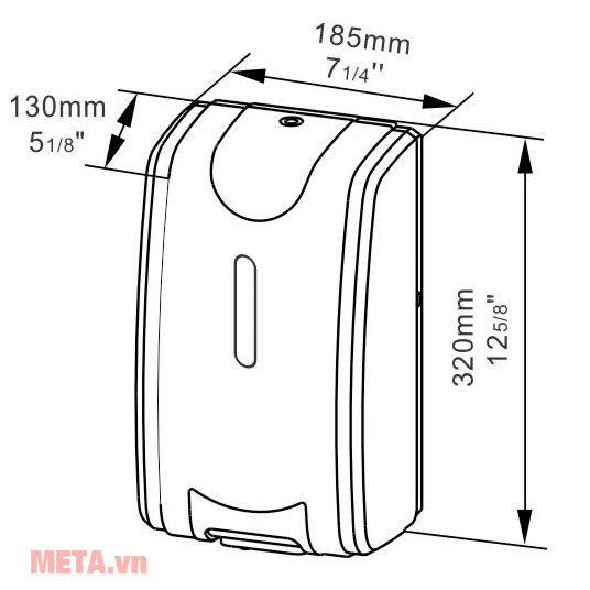 Hộp đựng dầu gội cảm ứng tự động Xinda ZYQ210