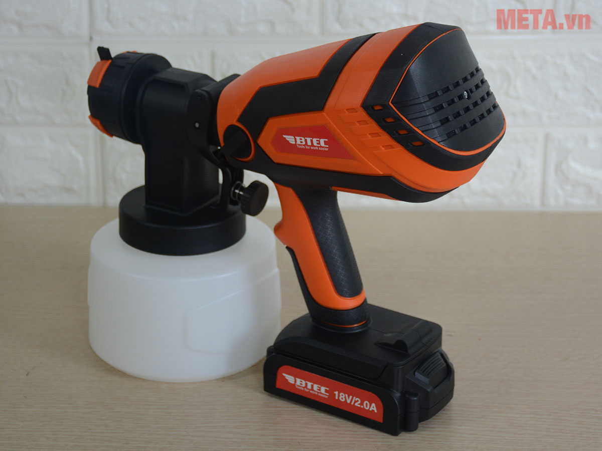 Máy phun sơn dùng pin BTEC BT16-18V