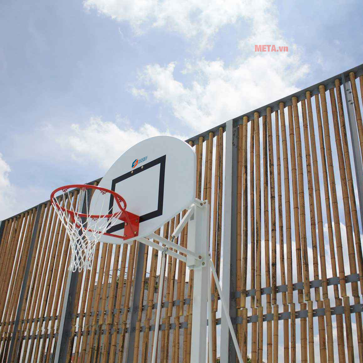 Trụ bóng rổ di động điều chỉnh chiều cao, đối trọng 38kg (S14621)