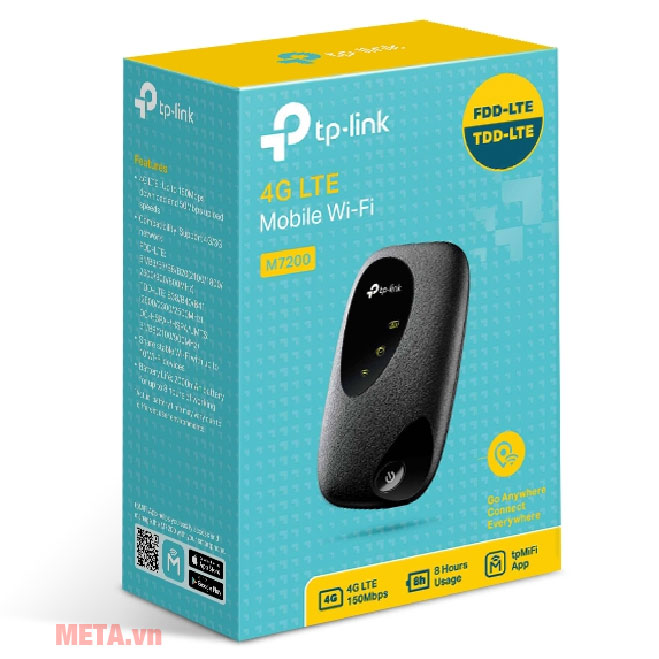 Bộ phát Wifi di động 4G LTE TP-Link M7200