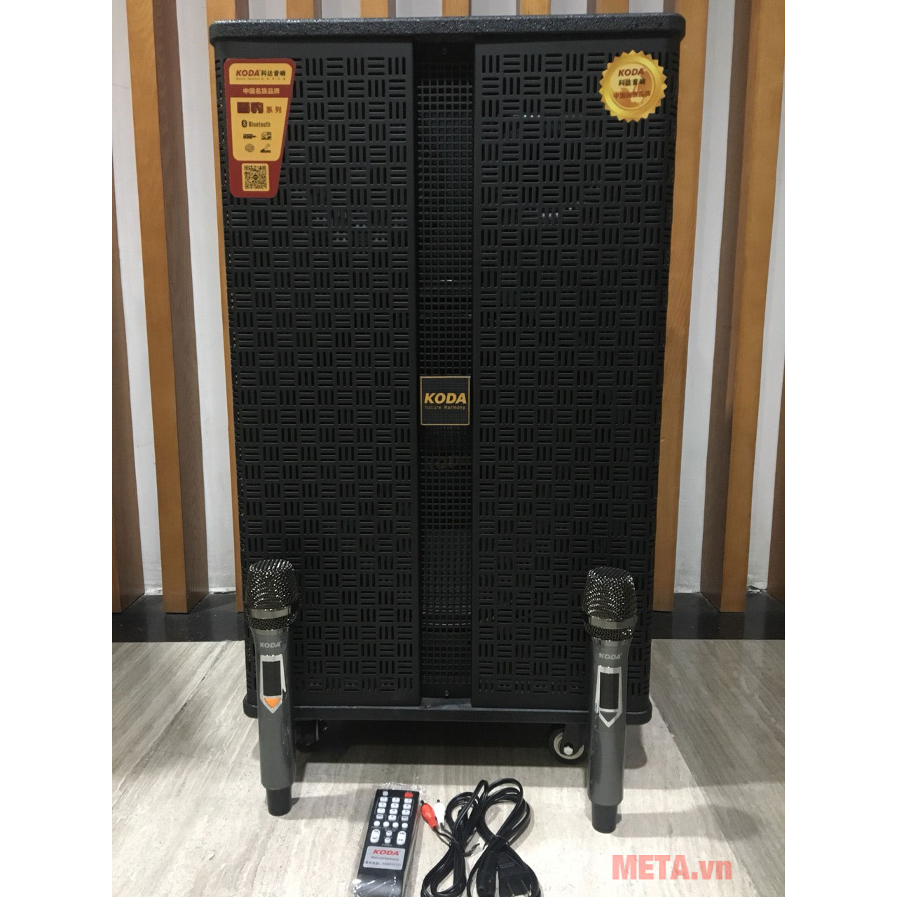 Loa kéo di động Koda KD-1509 (680W, 3 đường tiếng)