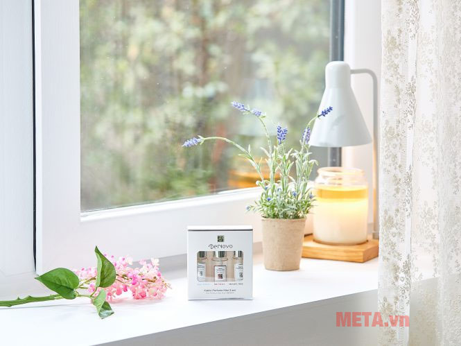 Nước xịt thơm vải kháng khuẩn 99,9% cao cấp Hàn Quốc Denovo Set 30ml (3 Chai)