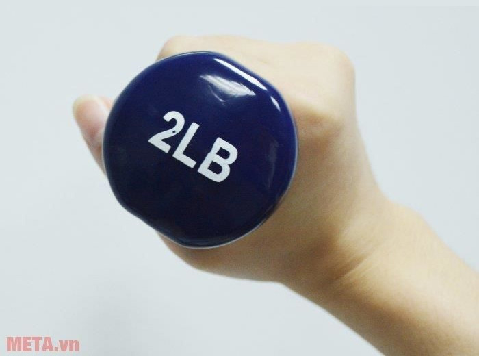 Tạ tay thép bọc cao su XD 01 2LB (1kg)