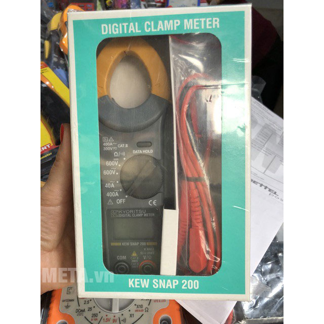 Ampe kìm Kyoritsu KEWSNAP KT200 (400A, 600V)