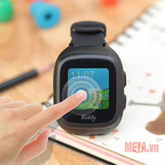 Đồng hồ định vị cảm ứng Kiddy 2 Touch (hiển thị chỉ số ô nhiễm không khí)