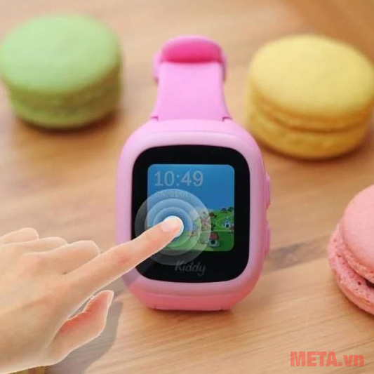 Đồng hồ định vị cảm ứng Kiddy 2 Touch (hiển thị chỉ số ô nhiễm không khí)