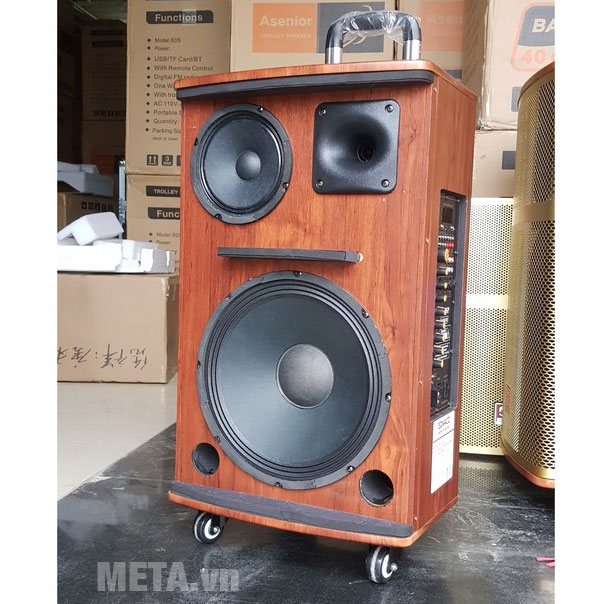 Loa kéo Sonaco 126V Bass 30cm (12 inch) có loa trung (3 đường tiếng)