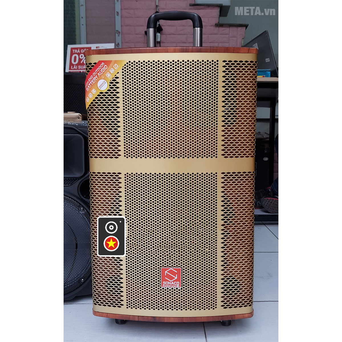 Loa kéo Sonaco 126V Bass 30cm (12 inch) có loa trung (3 đường tiếng)