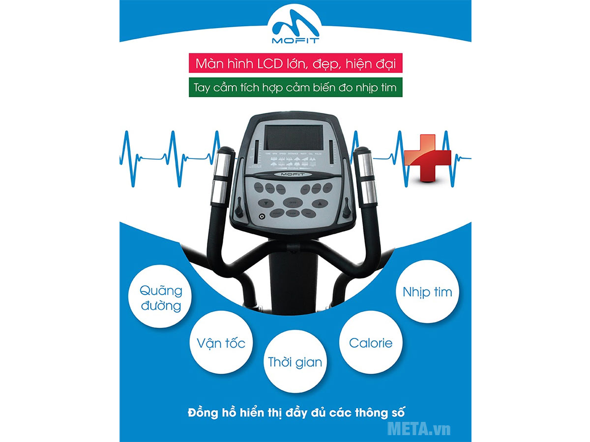 Xe đạp tập cao cấp MOFIT EVO 3800