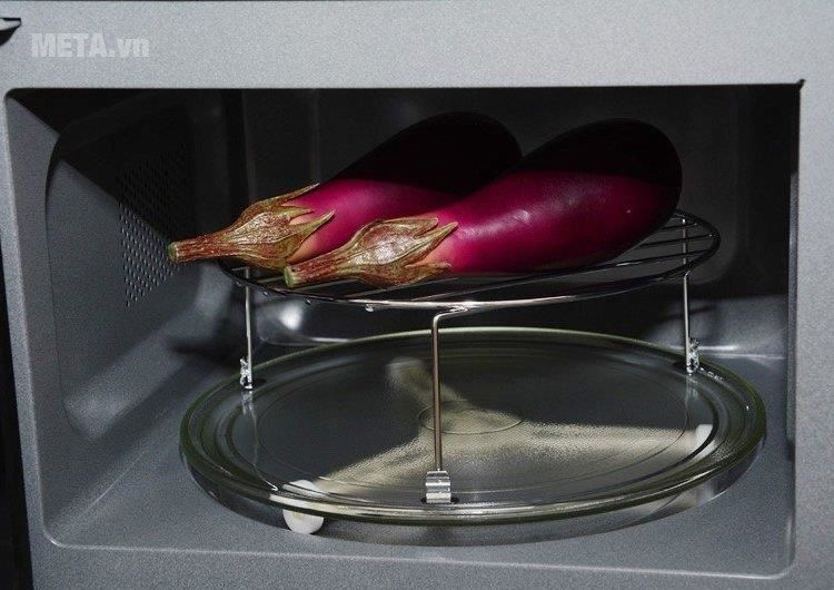 Lò vi sóng điện tử có nướng Sharp R-678VN(S) - 20 lít