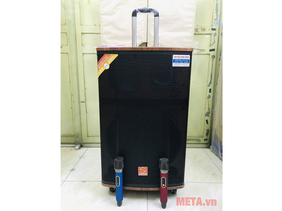 Loa kéo Sonaco SN-156V Bass 40cm có loa trung (3 đường tiếng)
