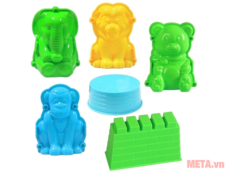 Bộ đồ chơi cát tạo hình Motion Sand rạp xiếc MS-34