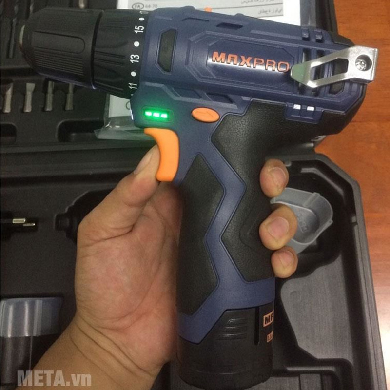 Máy khoan vặn vít dùng pin Maxpro MPCD12LI/2E 12V