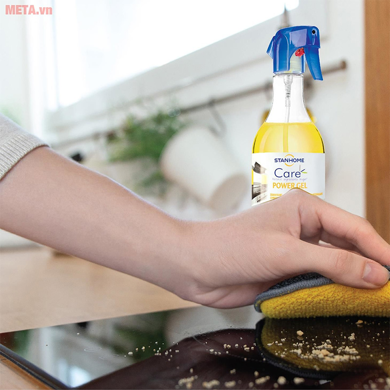Xịt làm sạch nhà bếp đa năng Stanhome Power Gel Care 500ml