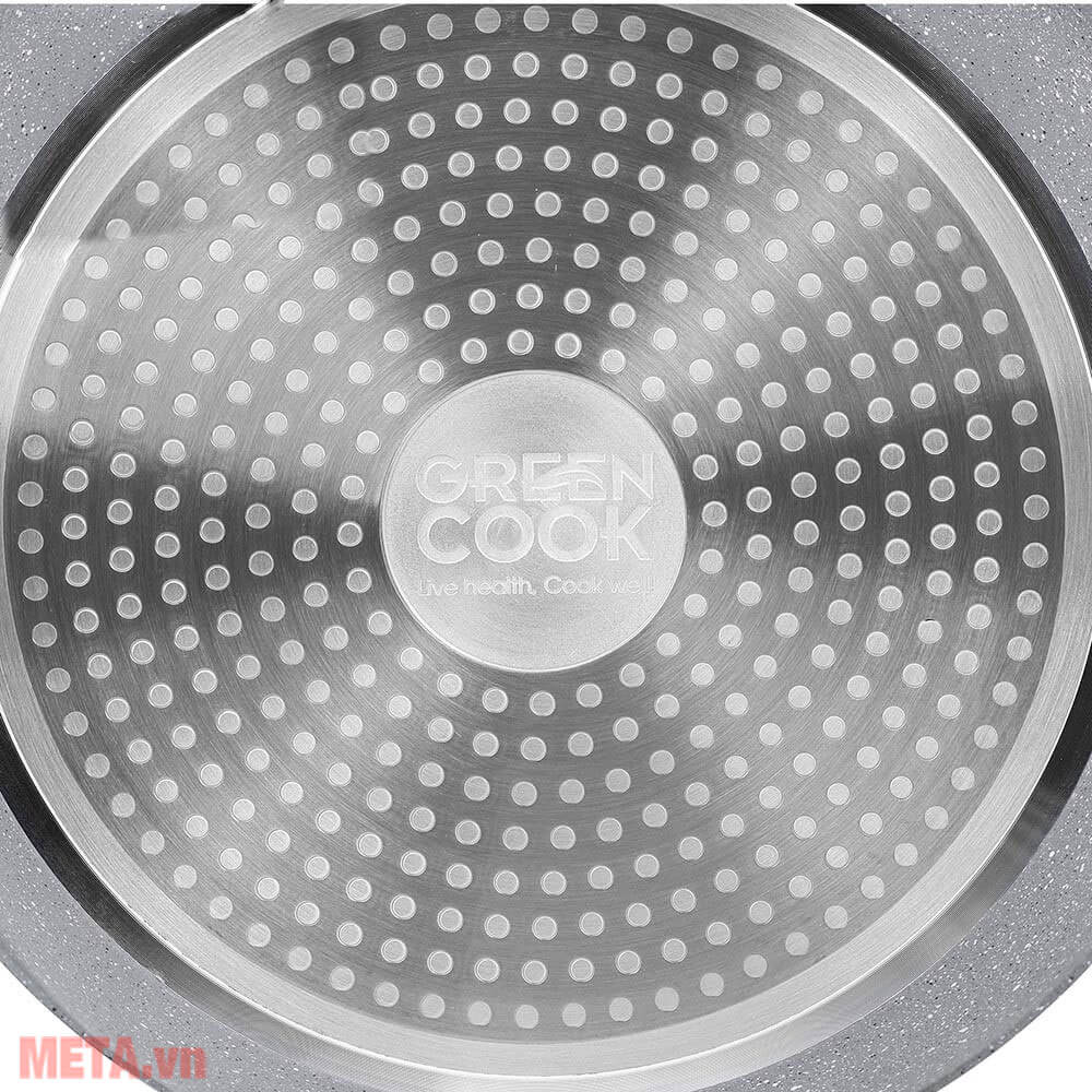 Chảo sâu vân đá Green Cook GCP02-28IH (28cm)