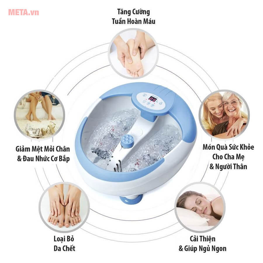 Bồn ngâm chân hồng ngoại Lanaform Luxury LA110415