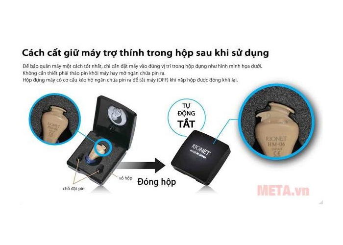 Máy trợ thính kỹ thuật số Rionet HM-06