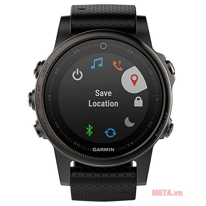 Garmin Fenix 5S Sapphire Black - Vòng đeo tay theo dõi sức khỏe