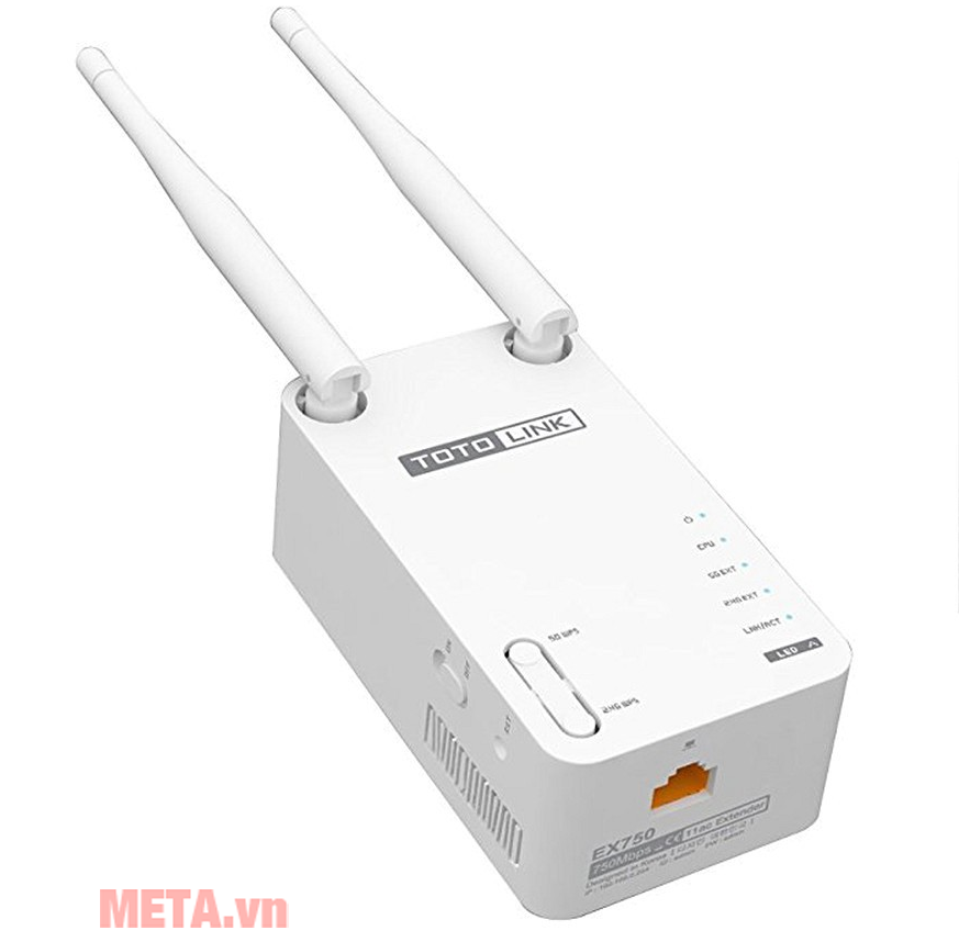 Bộ kích sóng Wifi Repeater băng tần kép AC750 Totolink EX750